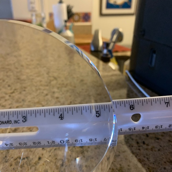 Japanese Hoya Crystal Circular Slab of clear gorgeous crystal! - Picture 5 of 10